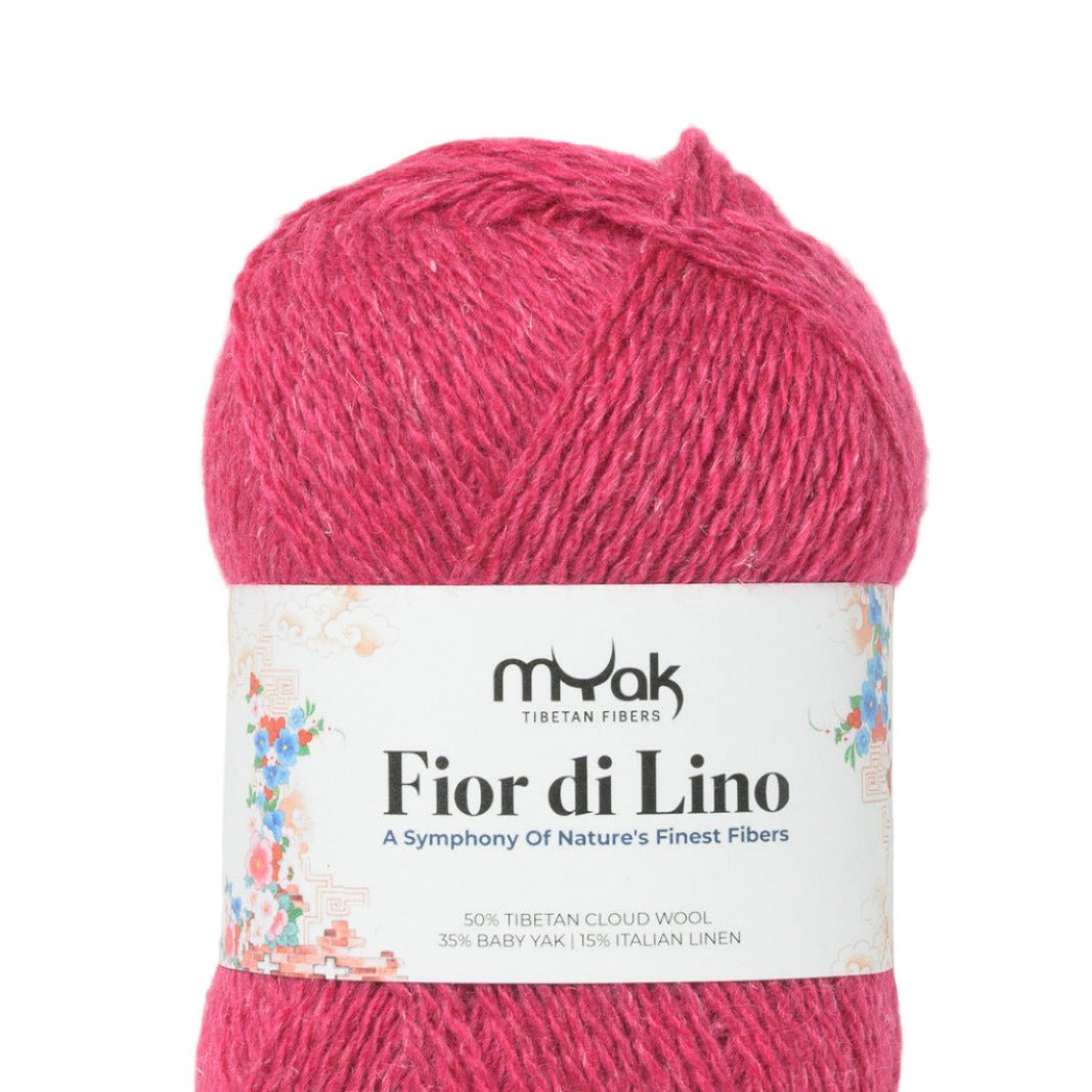 mYak Fior di Lino - mYak - Anemone Pink - The Little Yarn Store