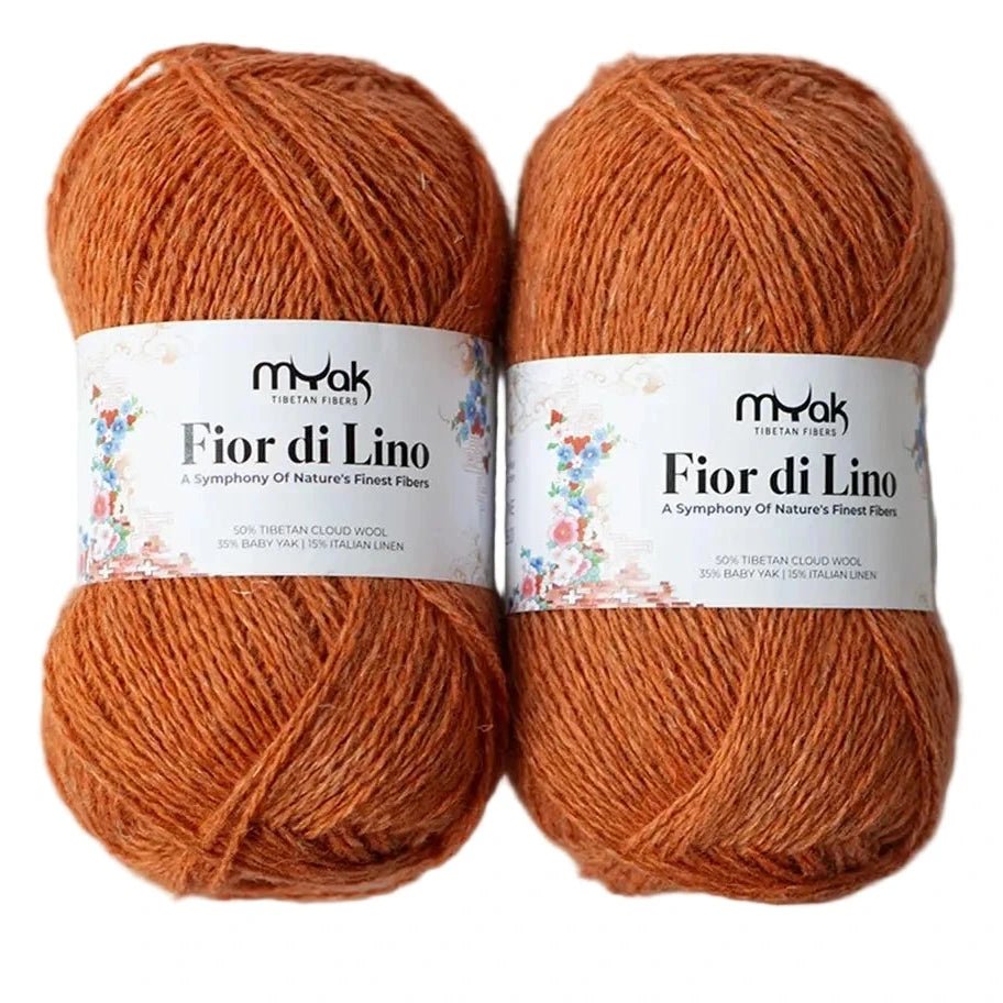 mYak Fior di Lino - mYak - Clementine - The Little Yarn Store