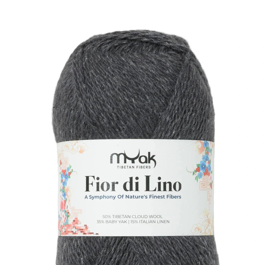 mYak Fior di Lino - mYak - Graphite - The Little Yarn Store