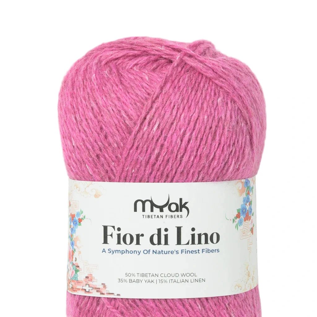 mYak Fior di Lino - mYak - Pink Cosmos - The Little Yarn Store