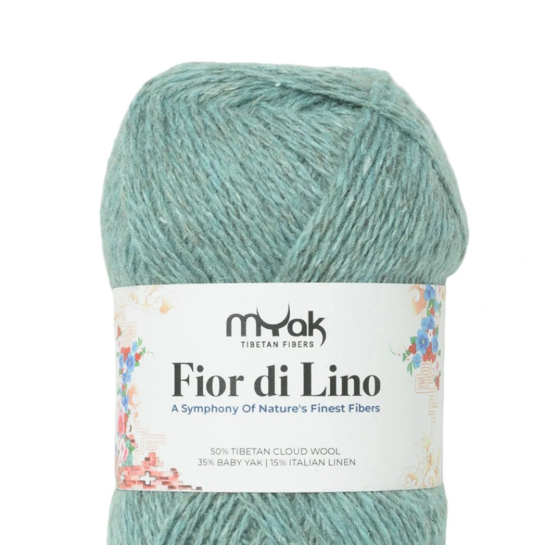 mYak Fior di Lino - mYak - Vintage Celadon - The Little Yarn Store