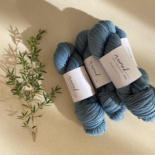 Nomad Farms Botanically Dyed DK Polworth - Nomad Farms - Indigo No 1 - The Little Yarn Store