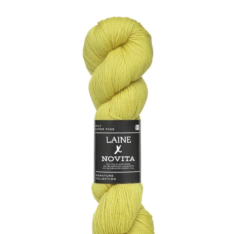 Novita x Laine 4 - Ply - Laine - 2311 Amalfi Lemon - The Little Yarn Store