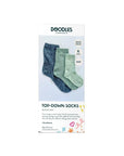 Pacific Knit Co. Base Patterns - Pacific Knit Co. - Base Doodle Top - Down Socks - Fingering Weight - The Little Yarn Store