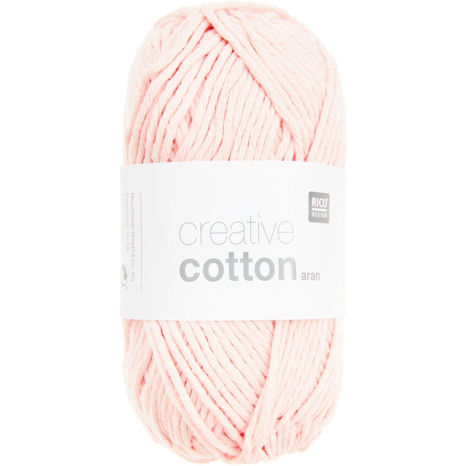 Rico Creative Cotton Aran - Rico 02 Pastel Pink - The Little Yarn Store