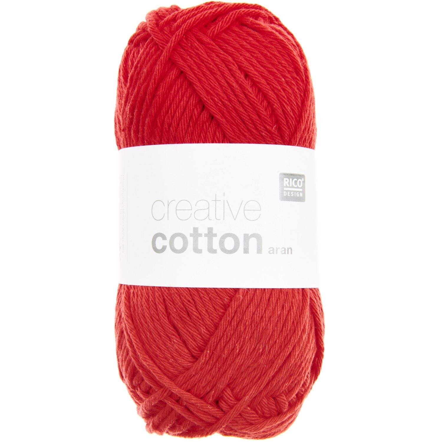 Rico Creative Cotton Aran - Rico 05 Red - The Little Yarn Store