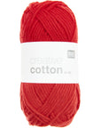 Rico Creative Cotton Aran - Rico 05 Red - The Little Yarn Store