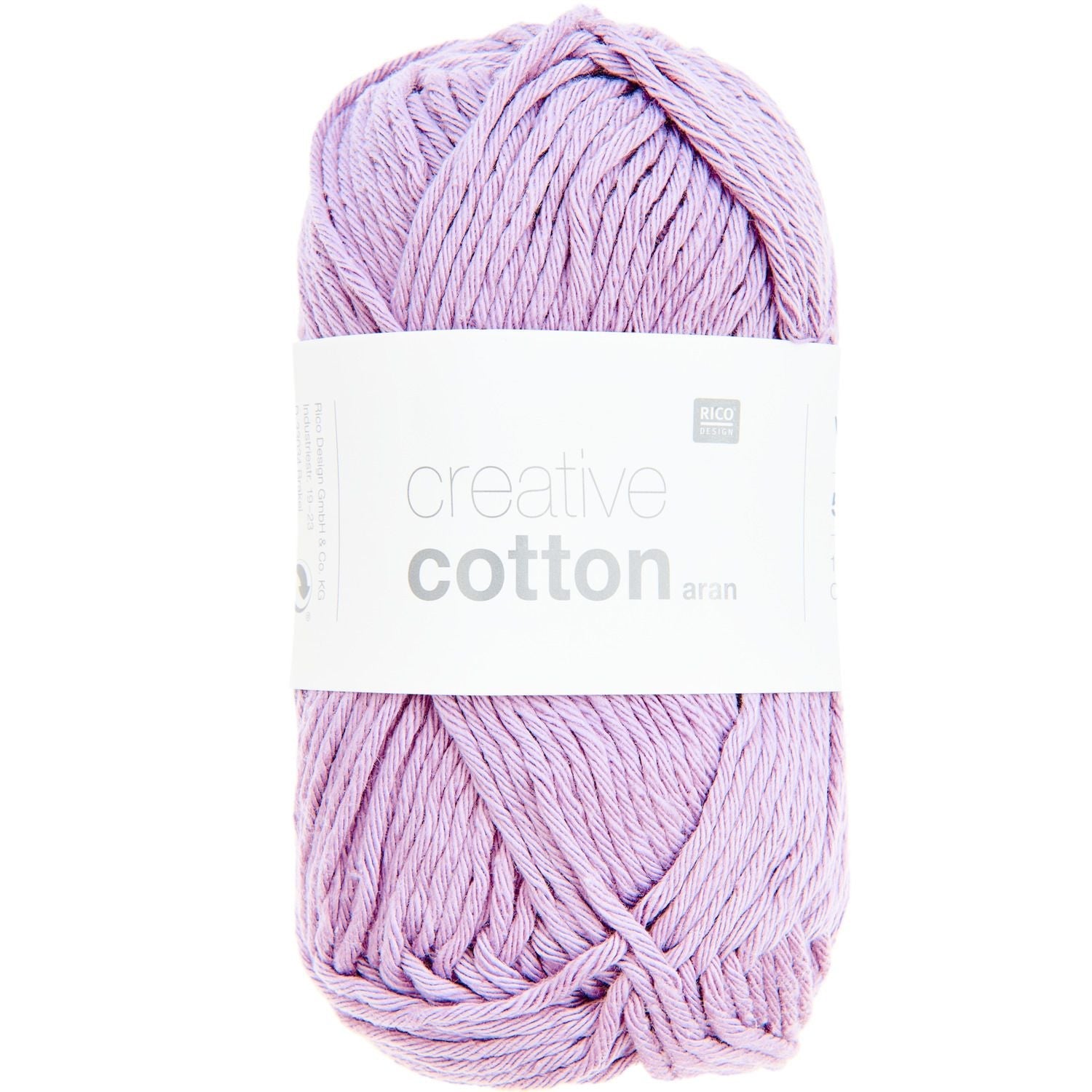 Rico Creative Cotton Aran - Rico 16 Violet - The Little Yarn Store
