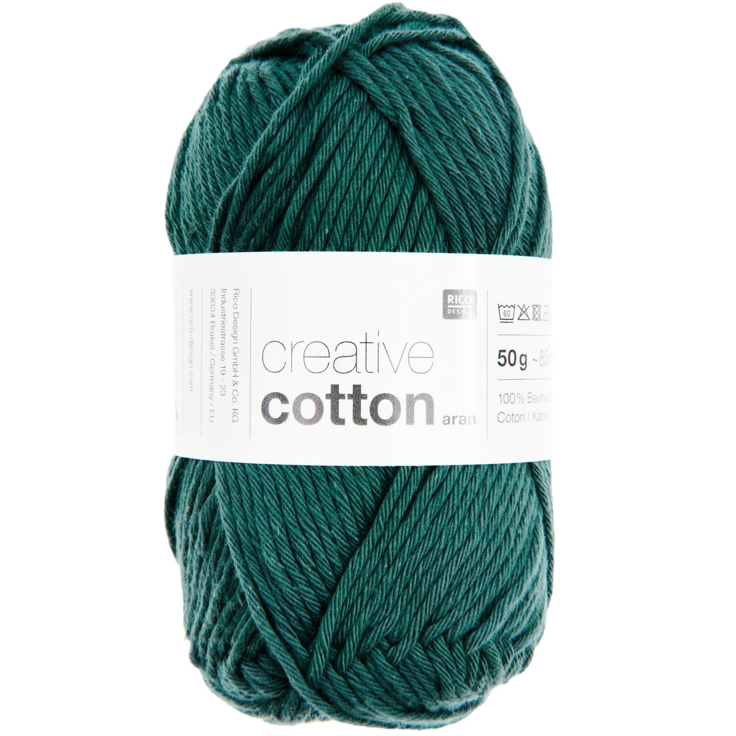 Rico Creative Cotton Aran - Rico 23 Fir - The Little Yarn Store