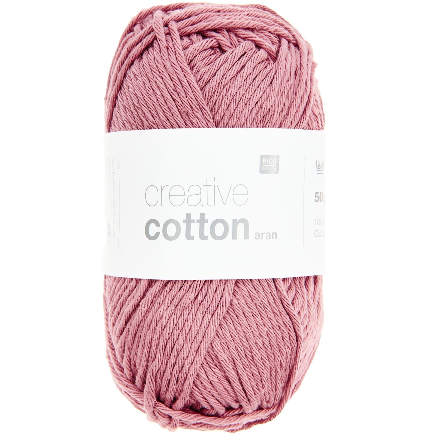 Rico Creative Cotton Aran - Rico 34 Berry - The Little Yarn Store