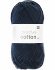 Rico Creative Cotton Aran - Rico 35 Marine - The Little Yarn Store