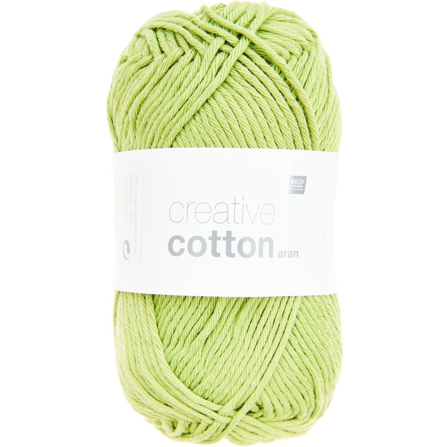 Rico Creative Cotton Aran - Rico 41 Pistachio - The Little Yarn Store