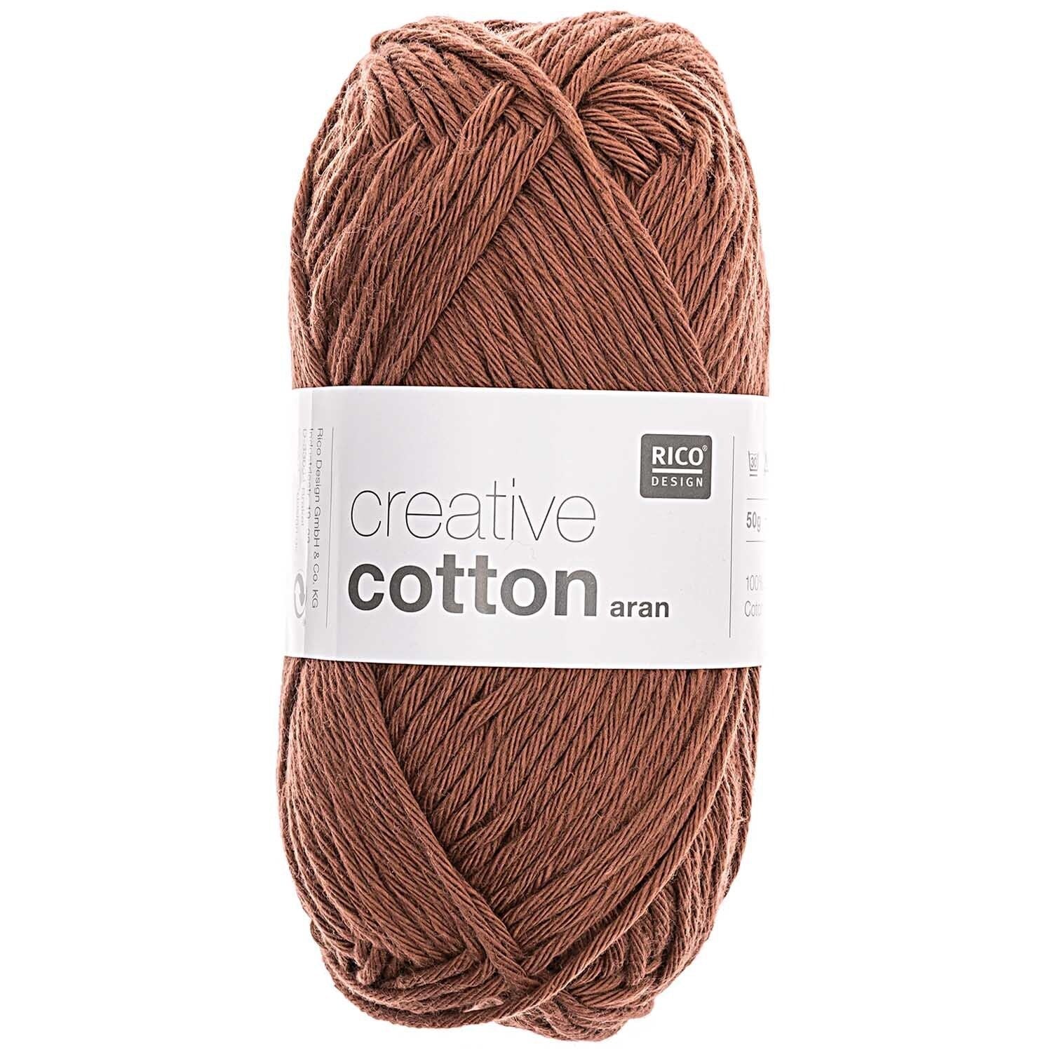 Rico Creative Cotton Aran - Rico 56 Nougat - The Little Yarn Store