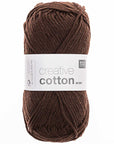 Rico Creative Cotton Aran - Rico 58 Brown - The Little Yarn Store