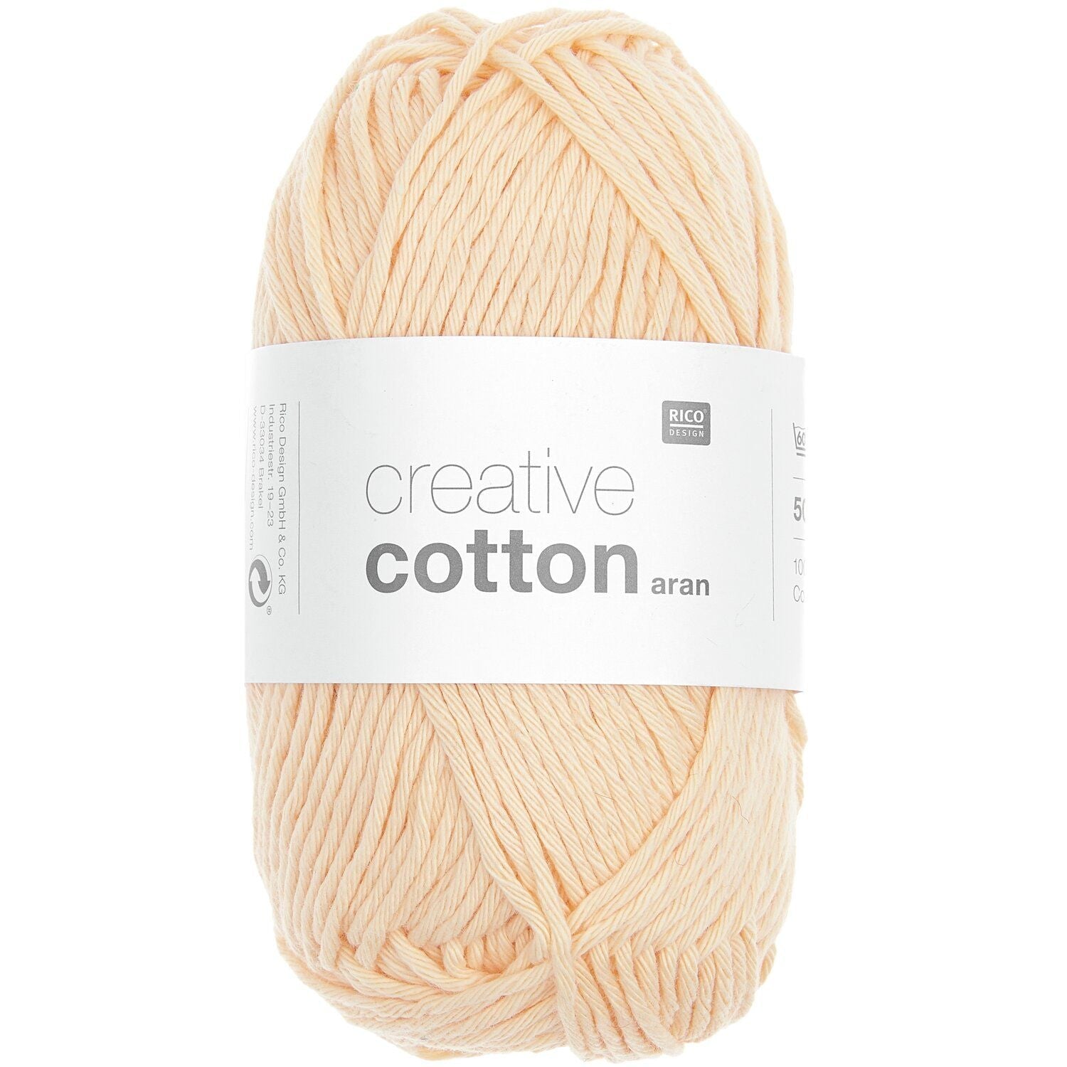 Rico Creative Cotton Aran - Rico 61 Powder - The Little Yarn Store
