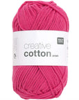 Rico Creative Cotton Aran - Rico 79 Flamingo - The Little Yarn Store