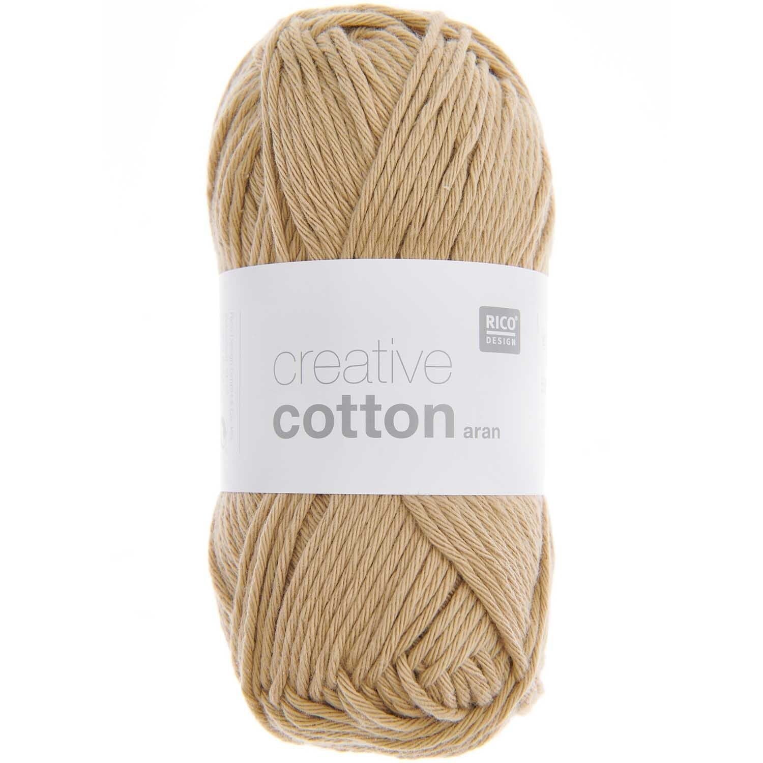 Rico Creative Cotton Aran - Rico 84 Camel - The Little Yarn Store