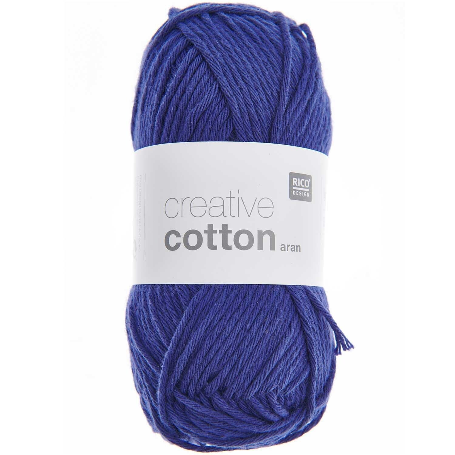 Rico Creative Cotton Aran - Rico 88 Violets - The Little Yarn Store