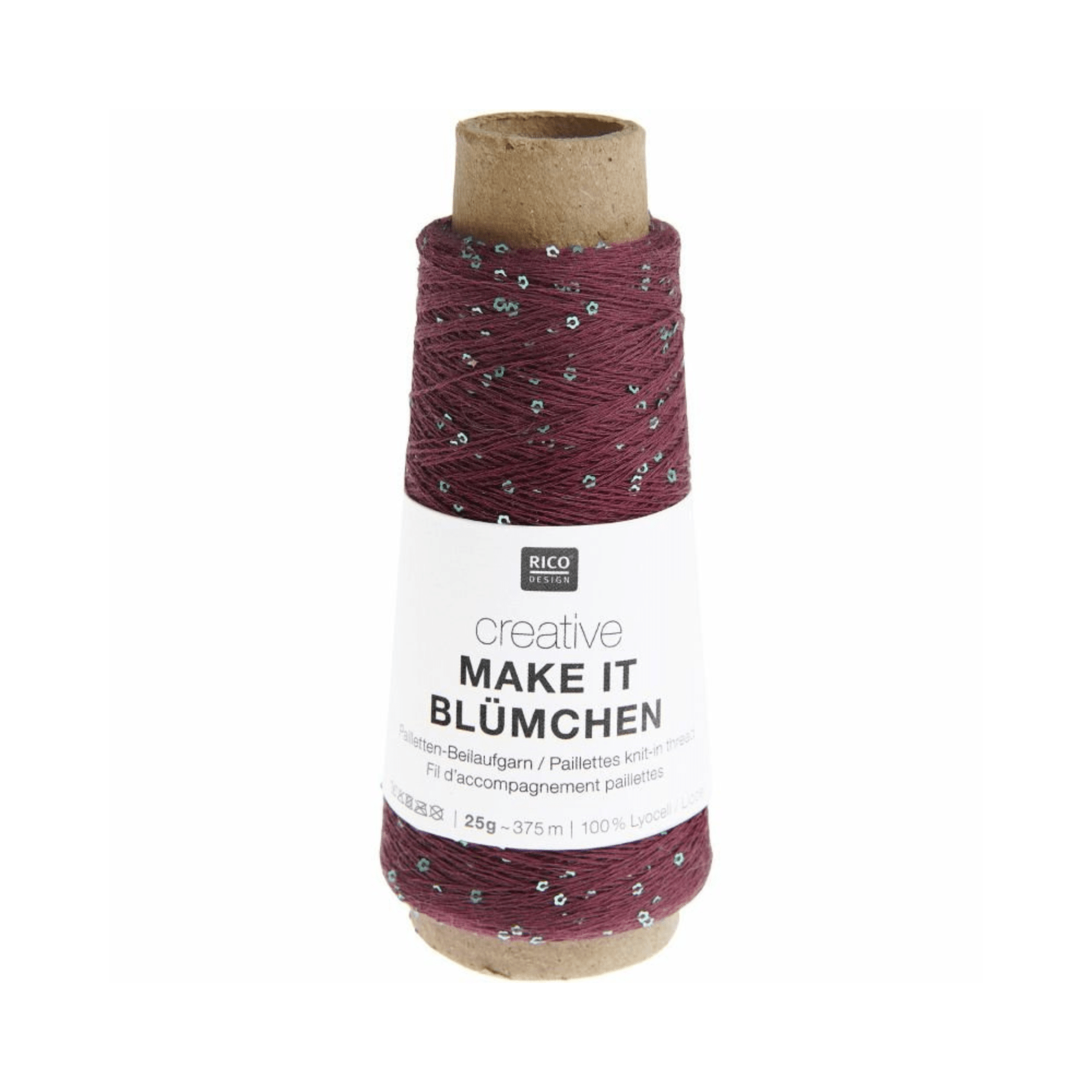 Rico Creative Make It Blümchen - Rico 016 Bordeaux - The Little Yarn Store