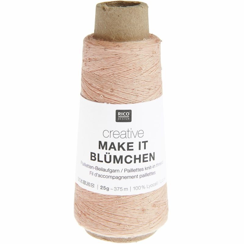 Rico Creative Make It Blümchen - Rico - Apricot - The Little Yarn Store
