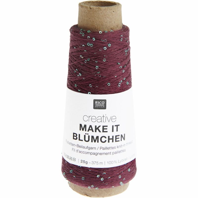 Rico Creative Make It Blümchen - Rico - Bordeaux - The Little Yarn Store