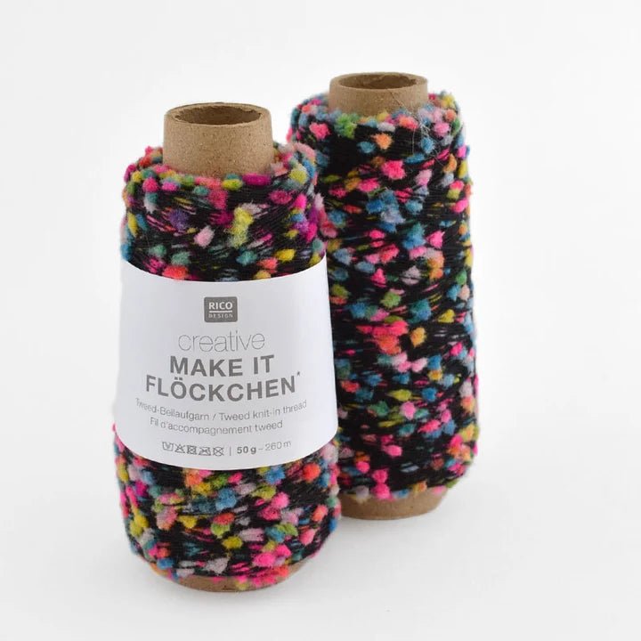 Rico Creative Make It Flöckchen - Rico 007 Neon - The Little Yarn Store
