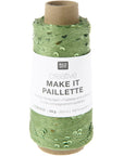 Rico Creative Make It Paillette - Rico 002 Green - The Little Yarn Store