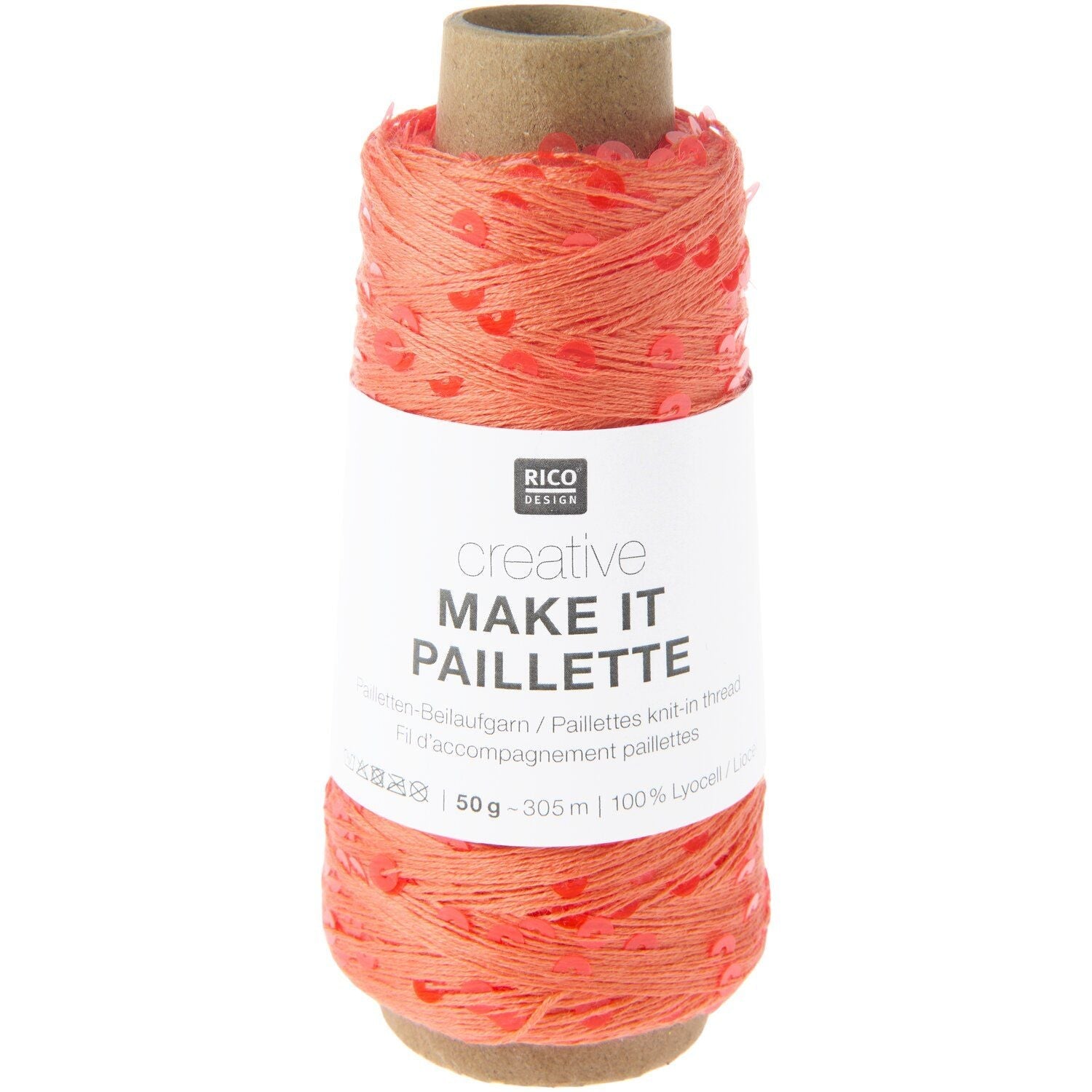 Rico Creative Make It Paillette - Rico 008 Neon - The Little Yarn Store