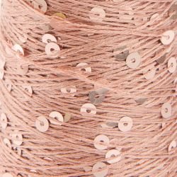 Rico Creative Make It Paillette - 016 Apricot Beige - Rico - The Little Yarn Store