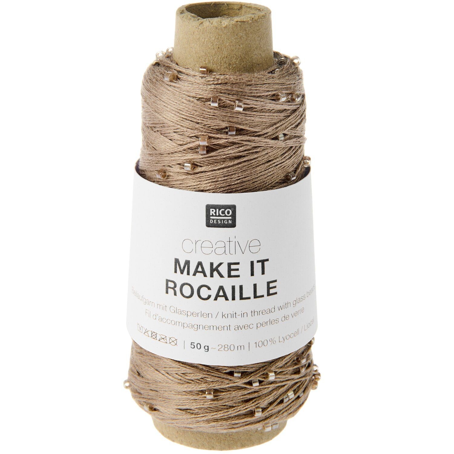Rico Creative Make It Rocaille - Rico 001 Beige - The Little Yarn Store
