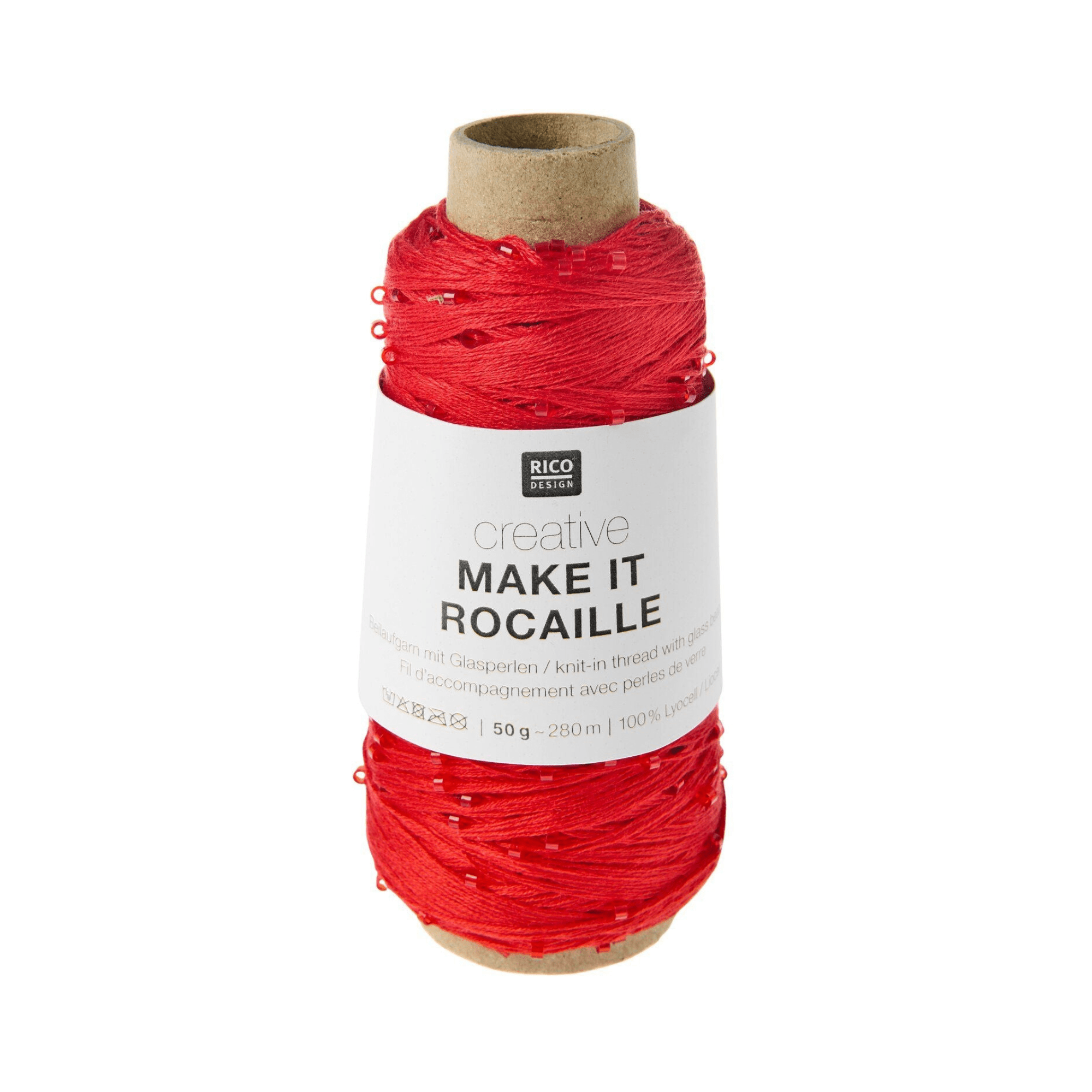 Rico Creative Make It Rocaille - Rico 002 Red - The Little Yarn Store
