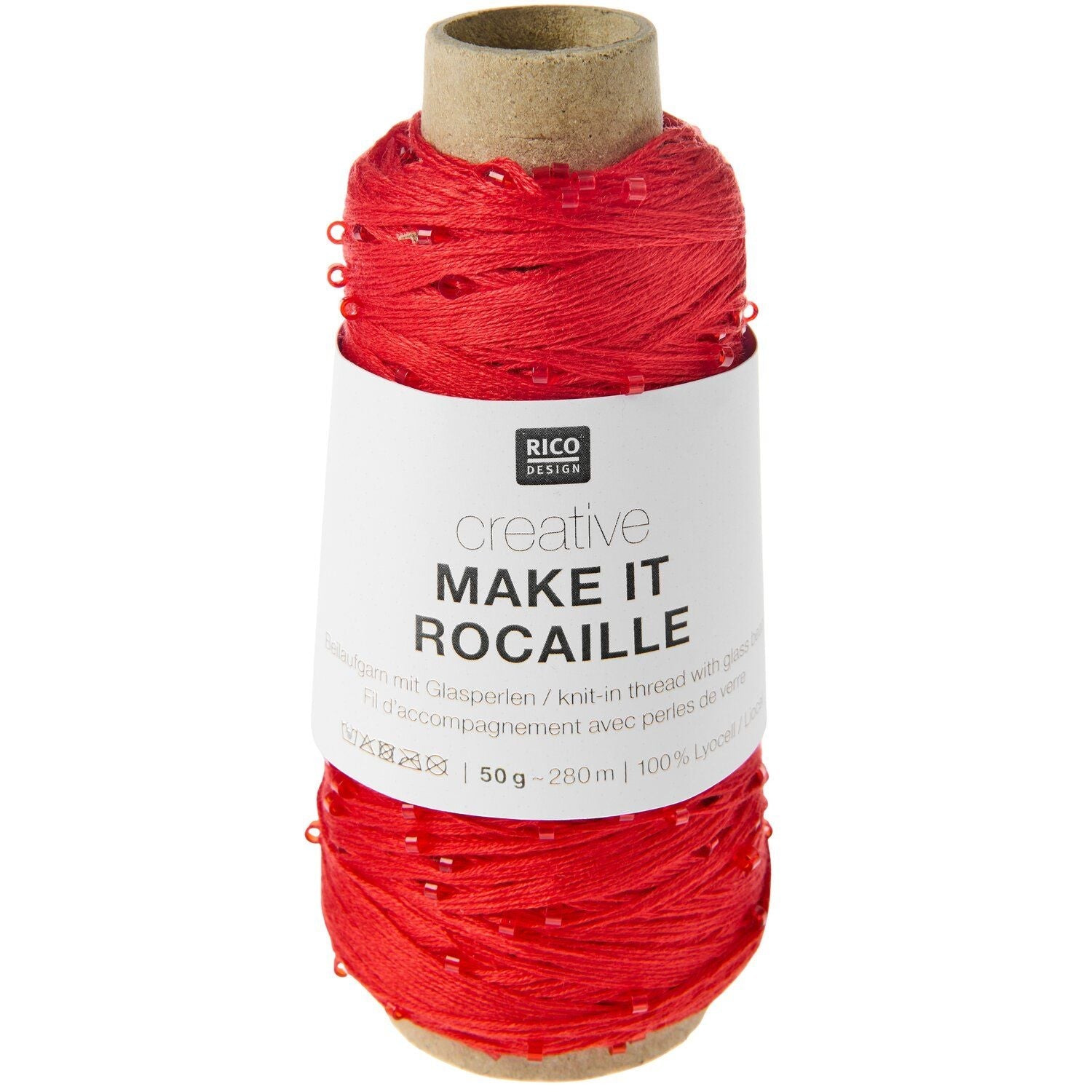 Rico Creative Make It Rocaille - Rico 002 Red - The Little Yarn Store