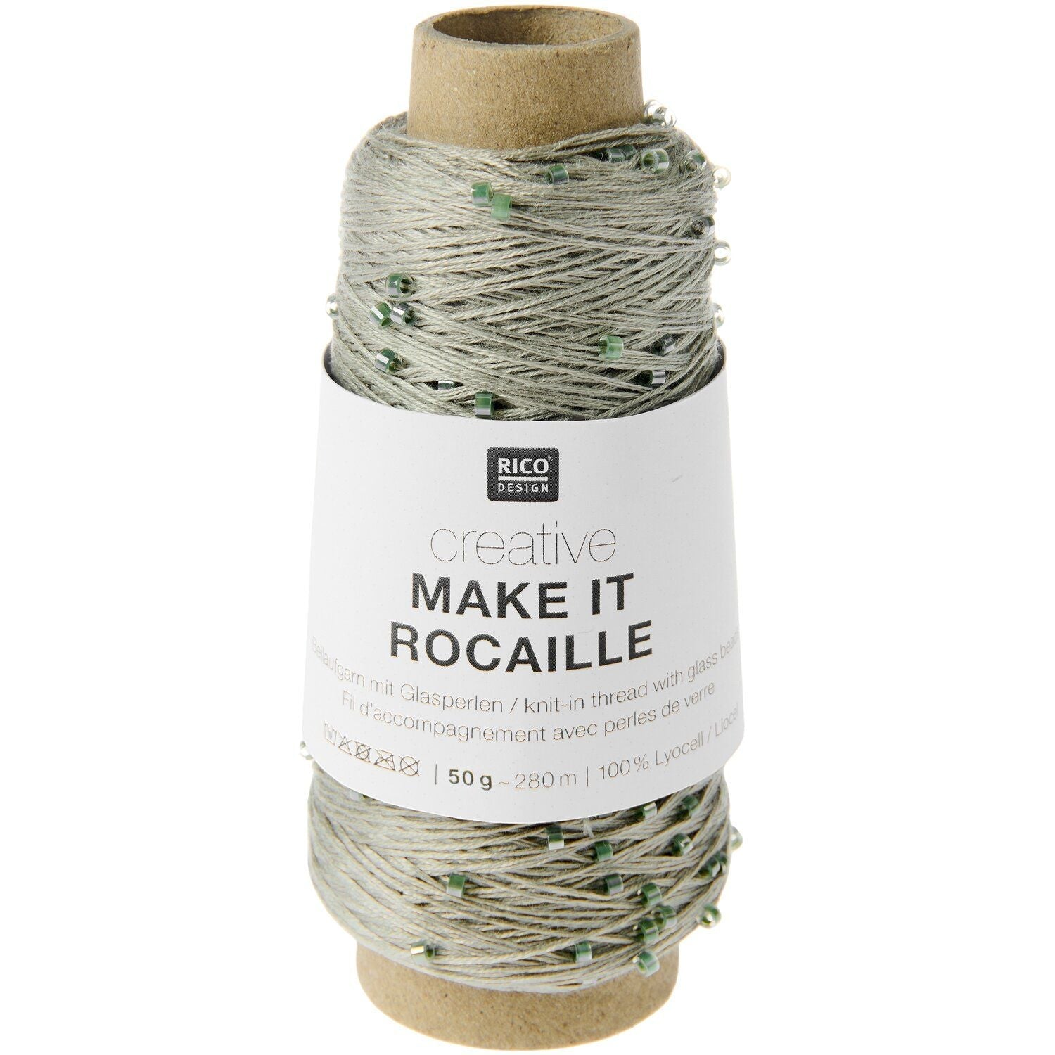 Rico Creative Make It Rocaille - Rico 004 Grey - The Little Yarn Store