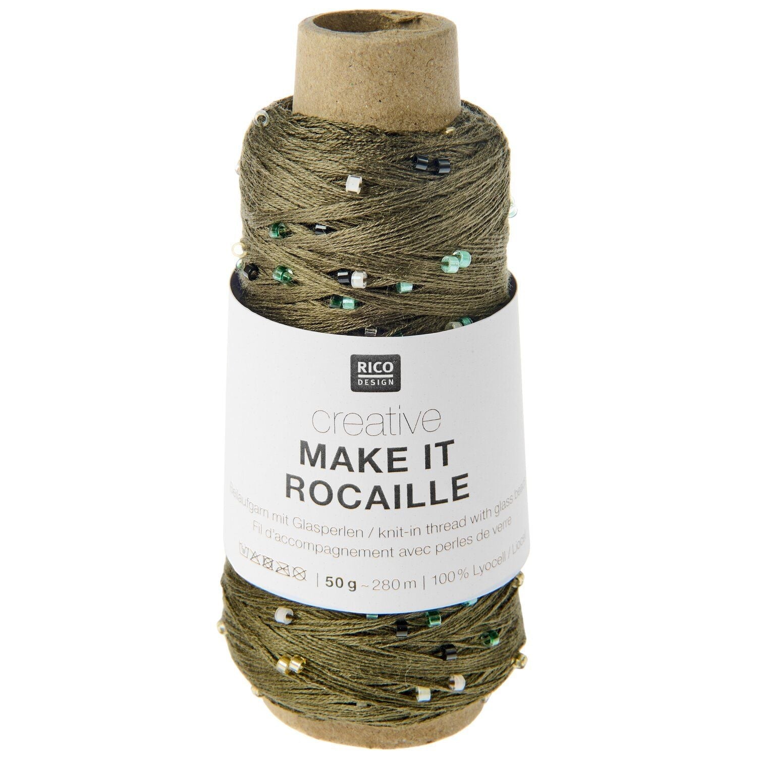 Rico Creative Make It Rocaille - Rico 008 Khaki Multicolor - The Little Yarn Store