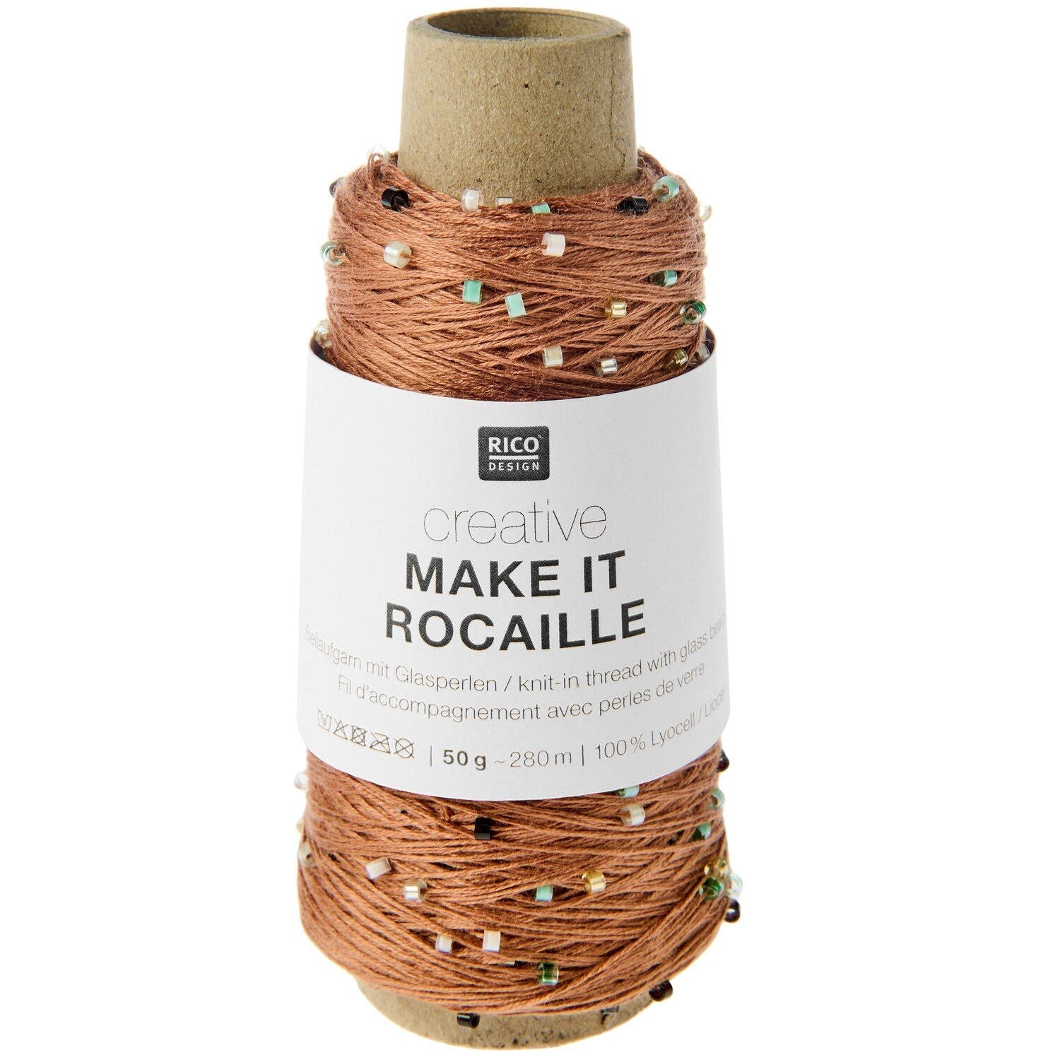 Rico Creative Make It Rocaille - Rico 009 Nougat Multicolor - The Little Yarn Store