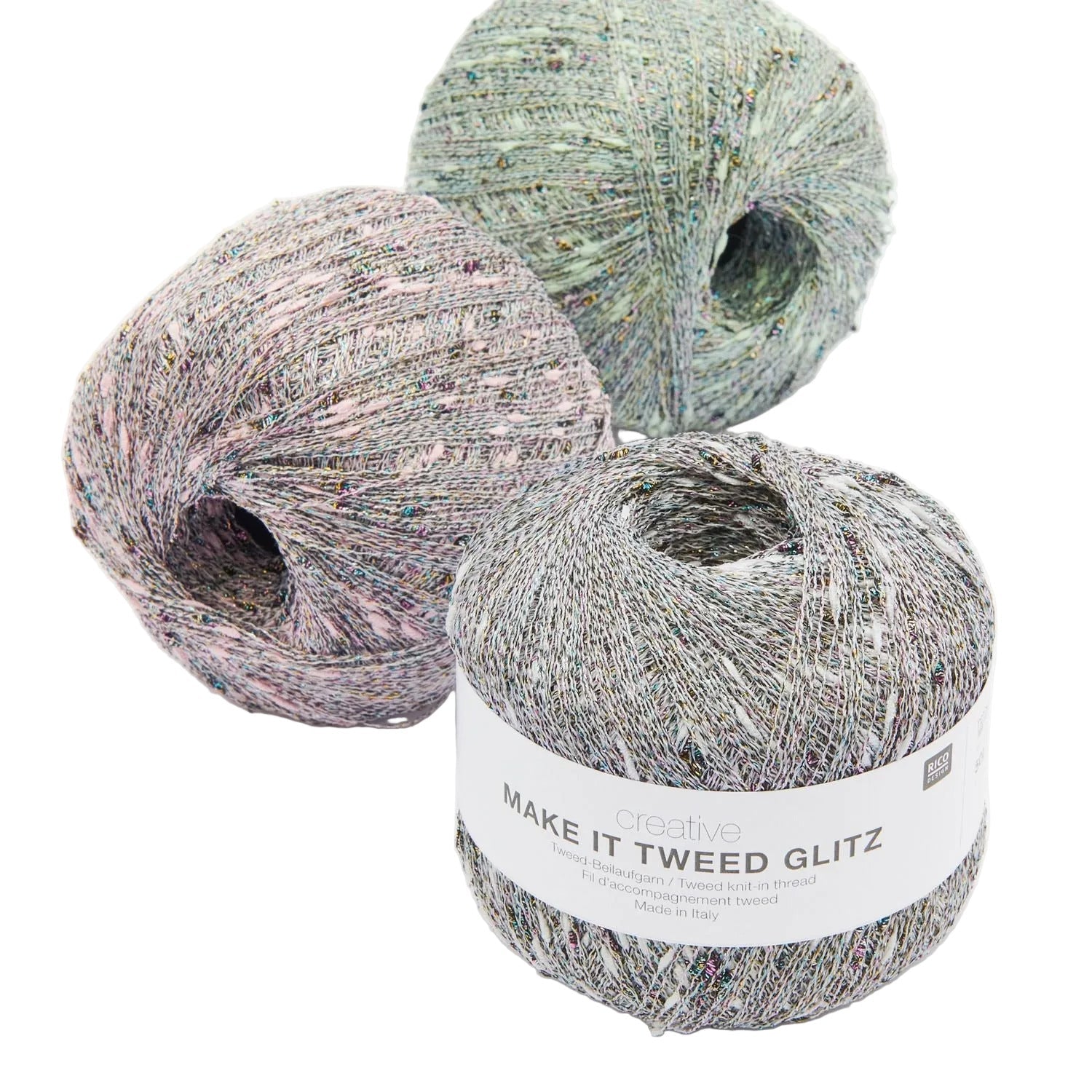 Rico Creative Make It Tweed Glitz - Rico - Nature - The Little Yarn Store