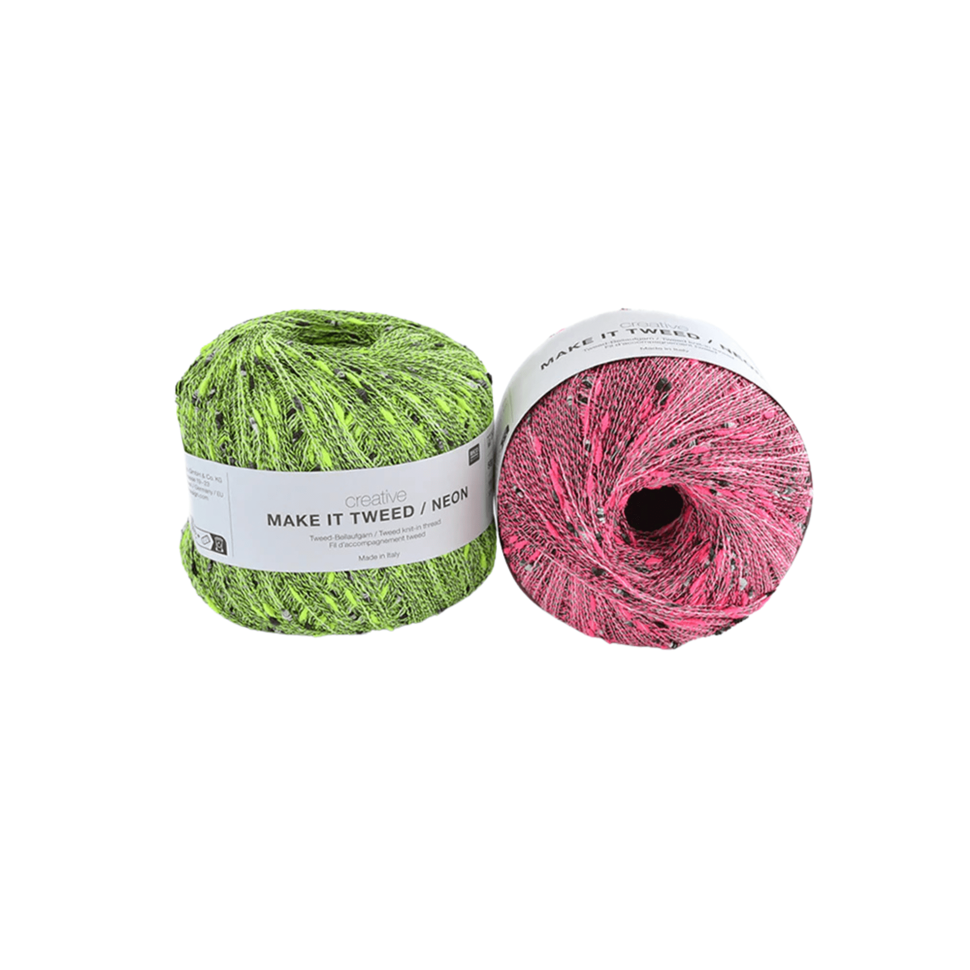 Rico Creative Make It Tweed Neon - Rico - Yellow - The Little Yarn Store
