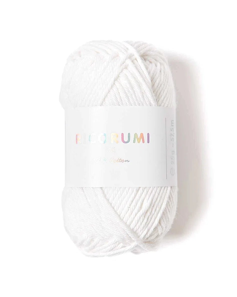 Rico Creative Ricorumi DK - Rico 001 White - The Little Yarn Store