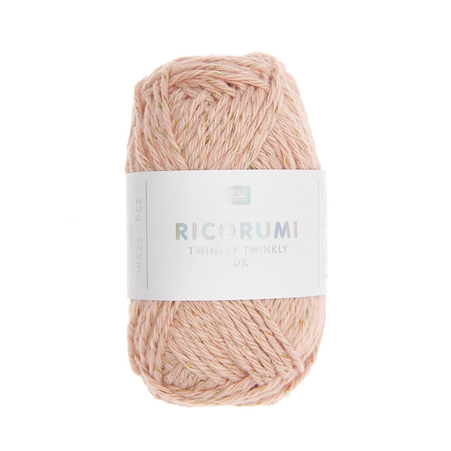 Rico Creative Ricorumi Twinkly Twinkly DK - Rico 007 Powder - The Little Yarn Store