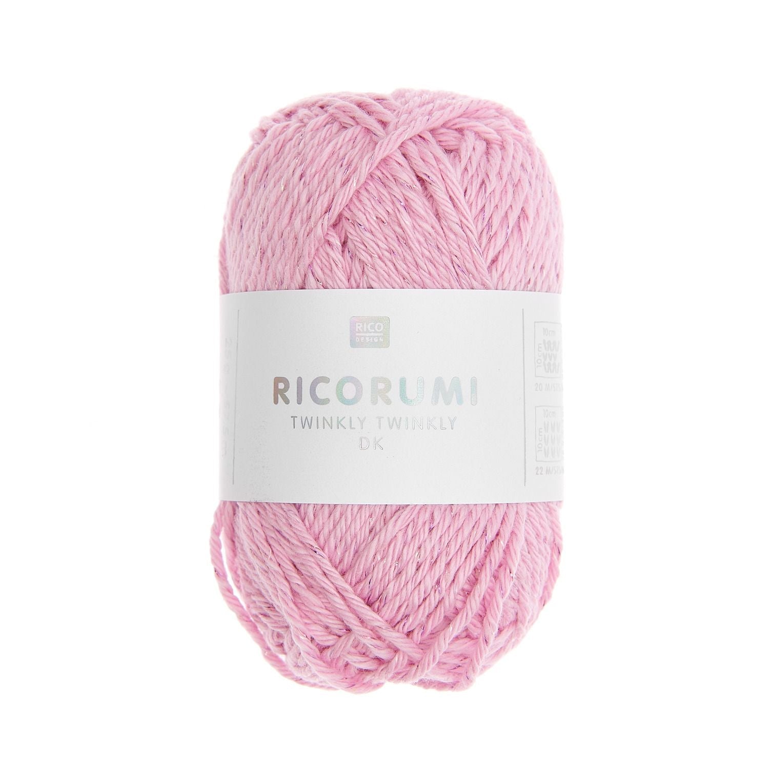 Rico Creative Ricorumi Twinkly Twinkly DK - Rico 008 Pink - The Little Yarn Store
