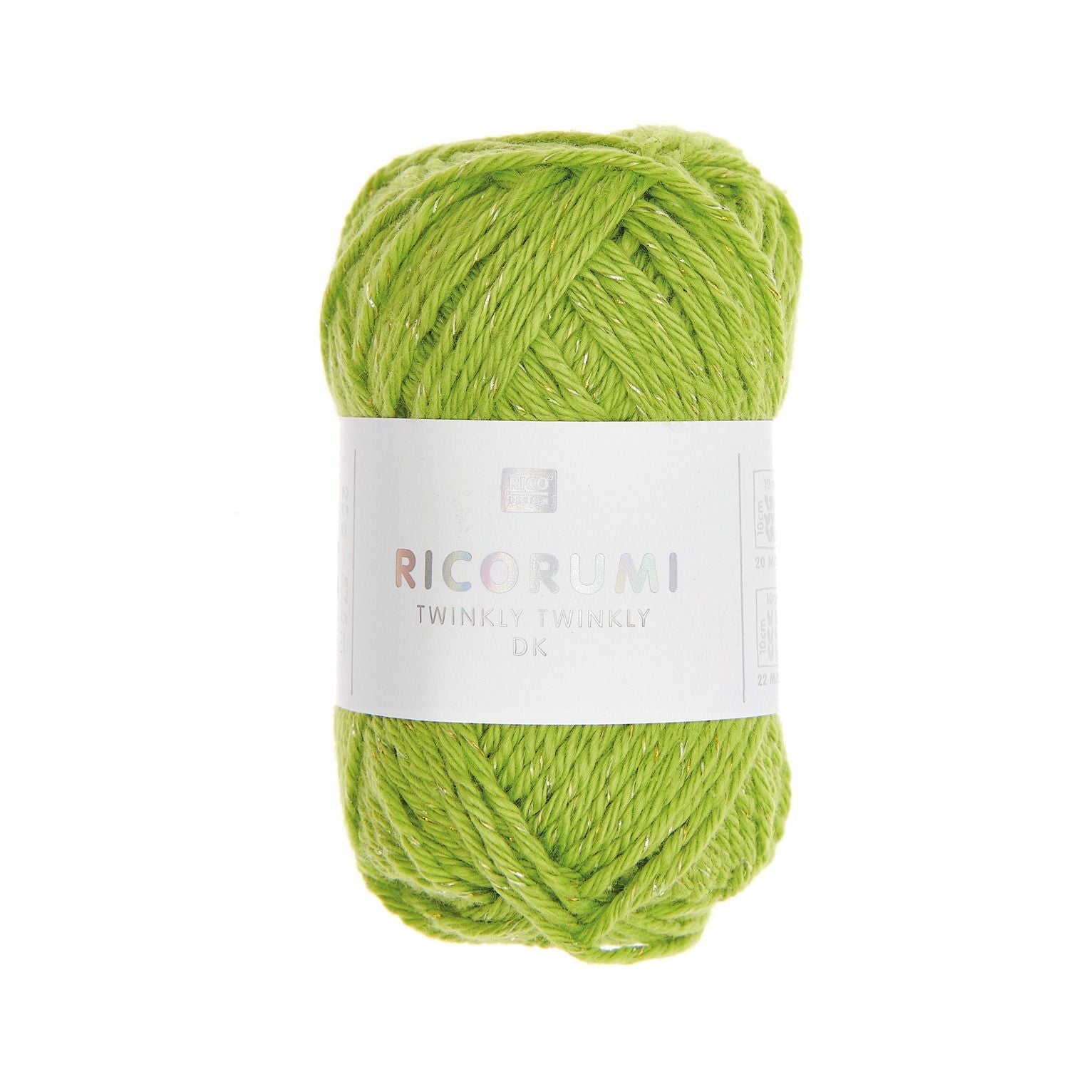 Rico Creative Ricorumi Twinkly Twinkly DK - Rico 014 Green - The Little Yarn Store