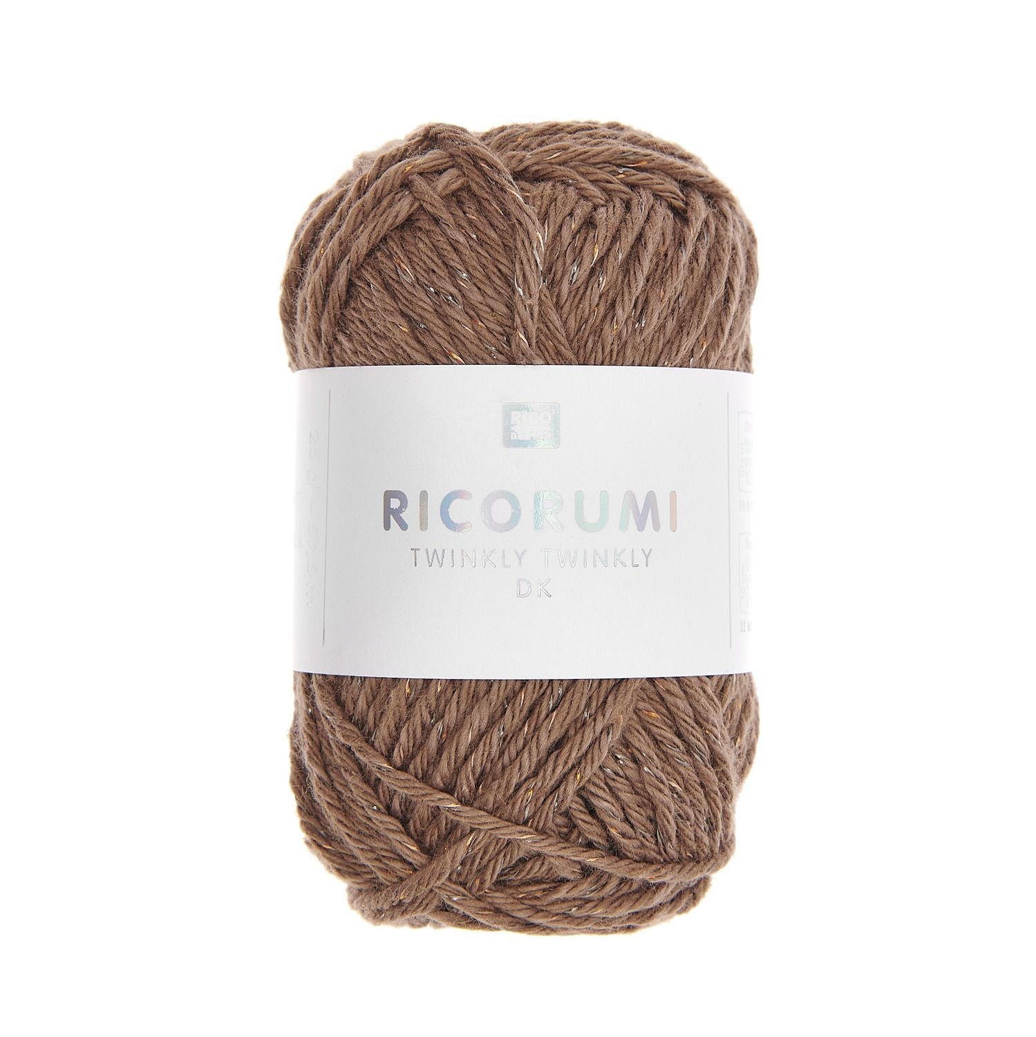 Rico Creative Ricorumi Twinkly Twinkly DK - Rico 015 Brown - The Little Yarn Store