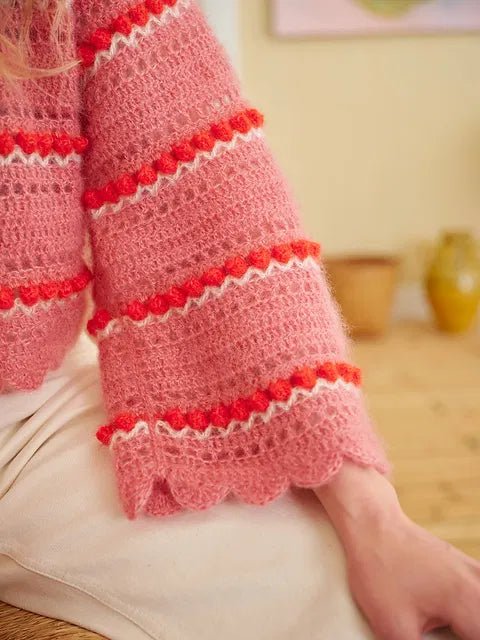 Roseraie Sweater Crochet Kit - Eun Mi Ahn - One (1) - The Little Yarn Store