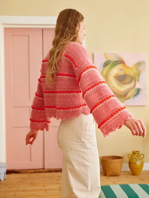 Roseraie Sweater Crochet Kit - Eun Mi Ahn - One (1) - The Little Yarn Store