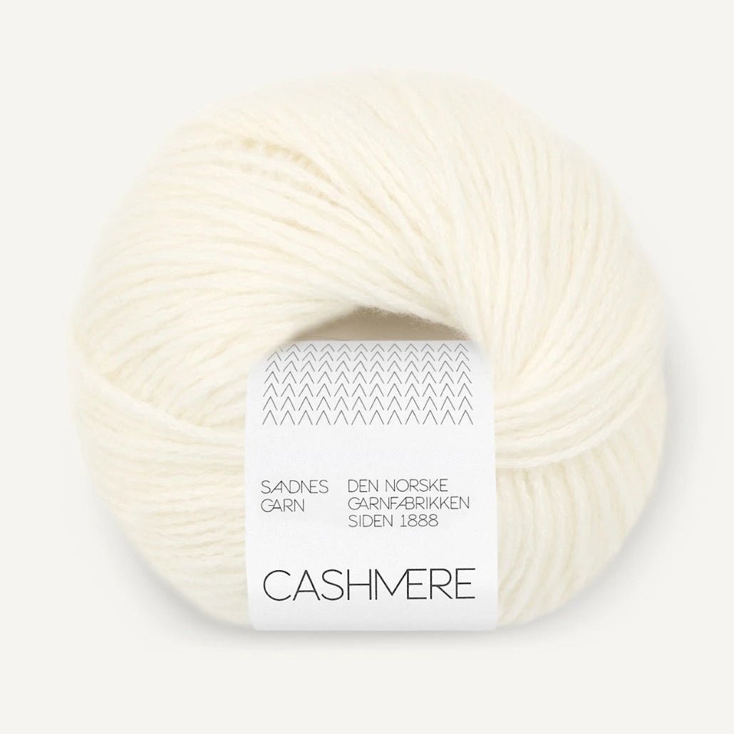 Sandnes Garn Cashmere - Sandnes Garn 1002 White - The Little Yarn Store