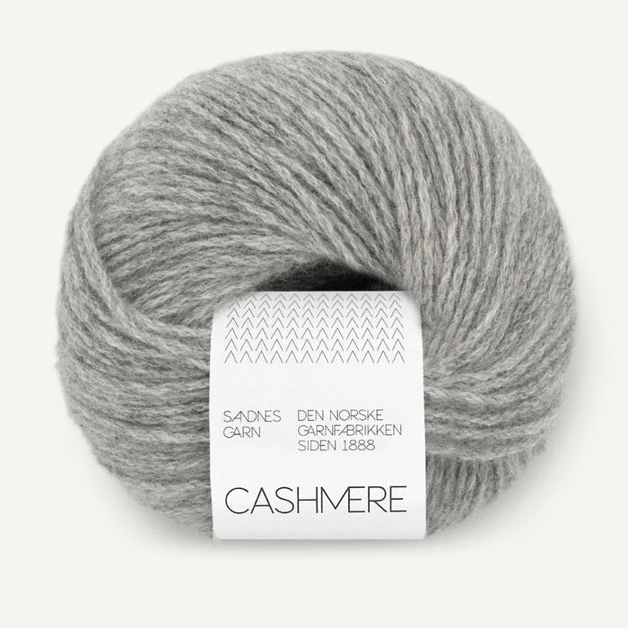 Sandnes Garn Cashmere - Sandnes Garn 1042 Grey Melange - The Little Yarn Store