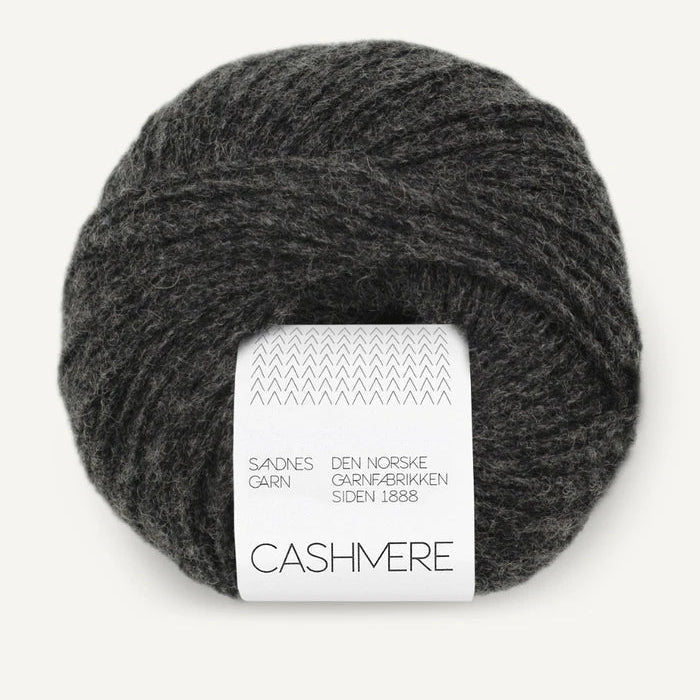 Sandnes Garn Cashmere - Sandnes Garn 1088 Charcoal Melange - The Little Yarn Store