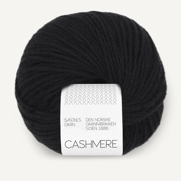Sandnes Garn Cashmere - Sandnes Garn 1099 Black - The Little Yarn Store