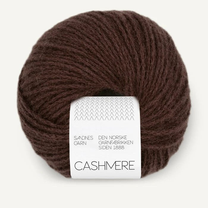 Sandnes Garn Cashmere - Sandnes Garn 3082 Dark Brown - The Little Yarn Store