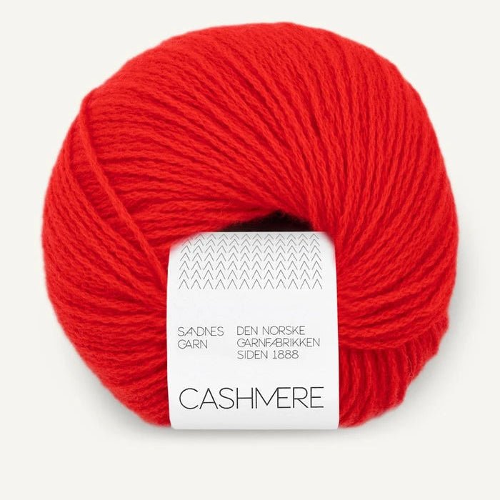 Sandnes Garn Cashmere - Sandnes Garn 4018 Scarlet Red - The Little Yarn Store